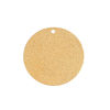 Picture of Brass Charms Round Disc Gold Plated Sparkledust 25mm(1") Dia, 10 PCs
