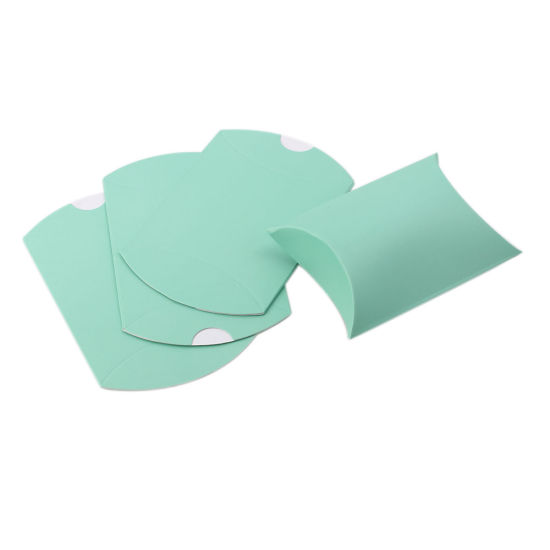 Image de Papier Boîtes à Bonbons Déco Mariage Rectangle Vert 11.5cm x 7cm , 50 Pcs