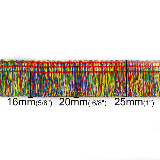 Imagen de Hilos Terylene de Multicolor 25mm, 2 Yardas