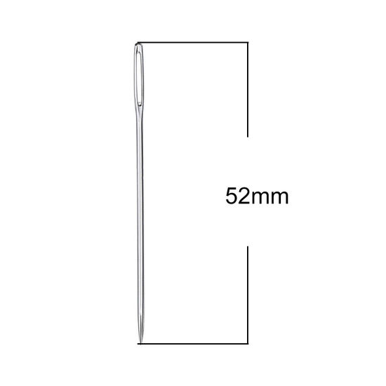 ステンレス鋼 縫い針 11cm x 1.2cm, 1 セット( 20 個/セット)  の画像
