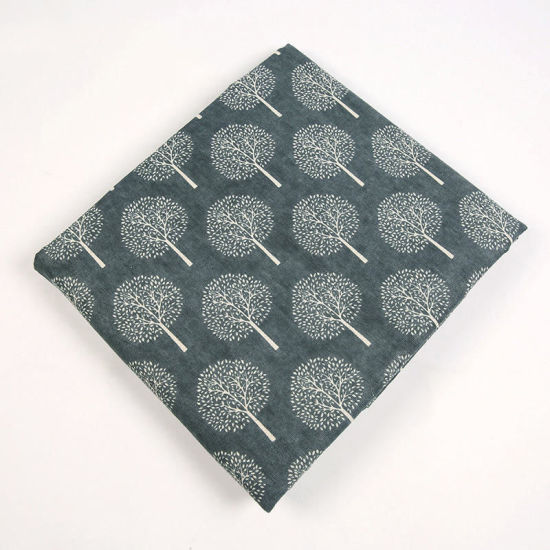 Image de Tissu en Mélange Polyester & Coton Rouge Foncé Géométrique 150cm x 100cm, 1 M