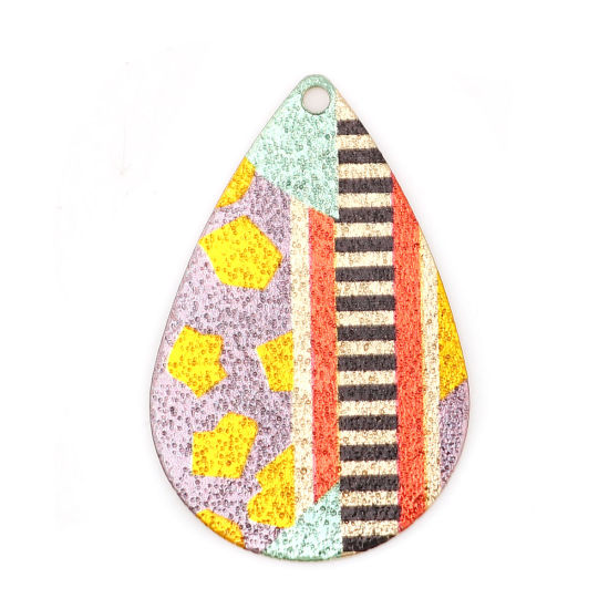 Picture of Copper Enamel Painting Charms Multicolor Drop Sparkledust