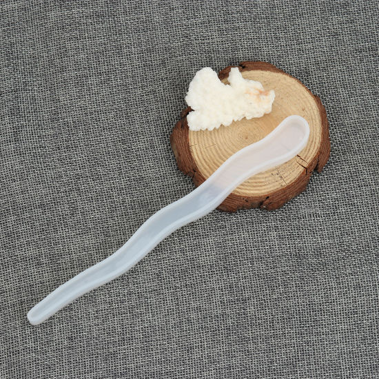 Bild von Silikon Gießform Haarnadel Weiß 18.1cm x 1.7cm, 2 Stück