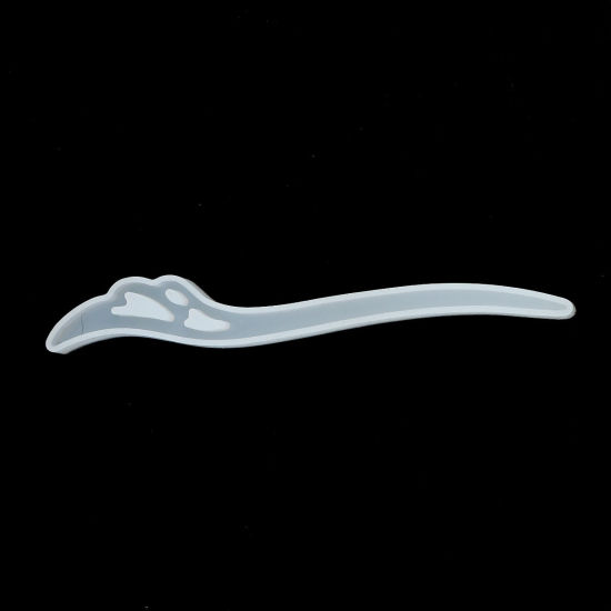 Bild von Silikon Gießform Haarnadel Weiß 18.1cm x 2.1cm, 2 Stück