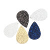 Immagine di PU Ciondoli Goccia Argento 5.6cm x 3.7cm, 10 Pz