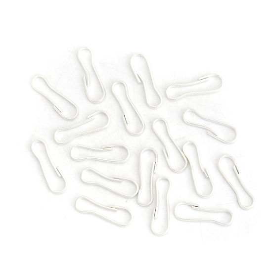 合金 ナスカン 銀メッキ 13mm x 4mm、 500 個 の画像