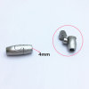 Picture of 304 Stainless Steel Casting Magnetic Clasps Barrel Silver Tone 22mm x 8mm, 1 Piece