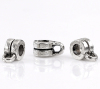 Bild von Element Perlen Antik Silber 9mmx6mm, 100er Packung