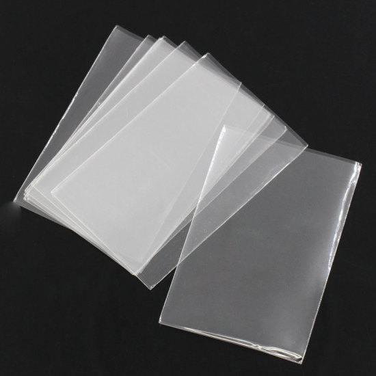 Image de Sachet Pochette en OPP Plastique Ouvert Rectangle Transparent 4cm x 6cm, 500 PCs