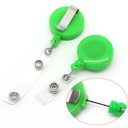 Protèges Cartes  en Acrylonitrile Vert, 8.0cm, 5 Pièces 