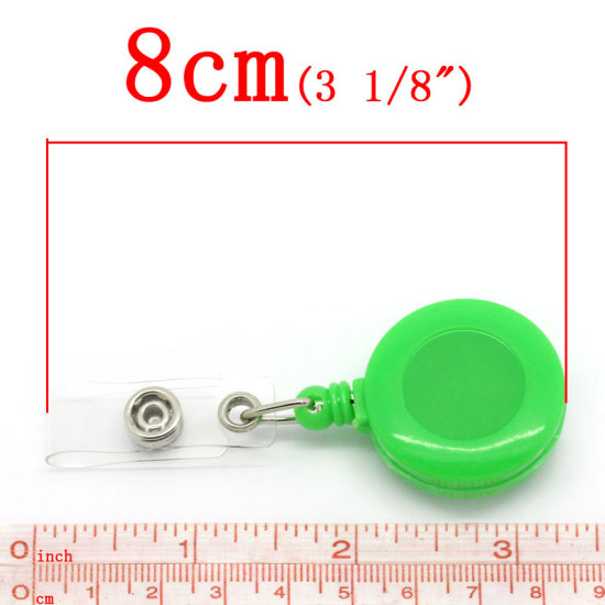 Image de Protèges Cartes  en Acrylonitrile Vert, 8.0cm, 5 Pièces 