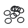 Bild von Gummi Verbinder Rund Schwarz 16mm D., 100 Stück