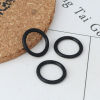 Bild von Gummi Verbinder Rund Schwarz 16mm D., 100 Stück