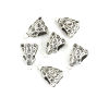 Picture of Zinc Based Alloy Beads Christmas Tree Antique Silver Color About 13mm x 10mm, Hole: Approx 4.5mm, 10 PCs