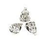 Picture of Zinc Based Alloy Beads Christmas Tree Antique Silver Color About 13mm x 10mm, Hole: Approx 4.5mm, 10 PCs