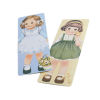 Bild von Papier Lesezeichen Rechteck Bunt Mädchen 5.5cmx 4.3cm, 2 Sets ( 30 Stücke/Set)