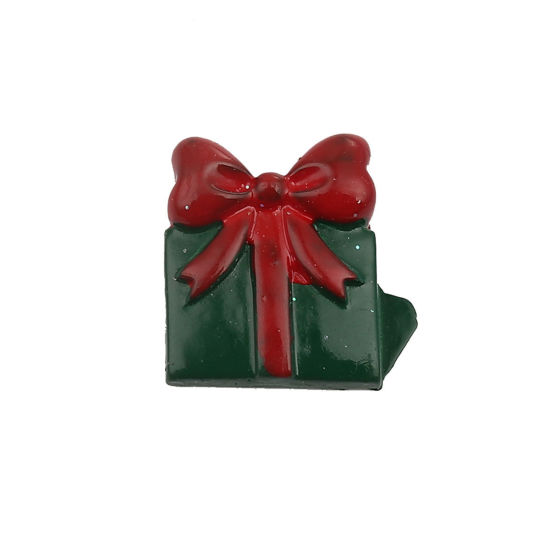 Picture of Resin Christmas Dome Seals Cabochon At Random Mixed 25mm x 23mm - 22mm x 22mm, 10 PCs