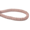 Picture of Polymer Clay Katsuki Beads Heishi Beads Disc Beads Round Khaki About 5mm Dia, Hole: Approx 1.7mm, 40.5cm(16") - 40cm(15 6/8") long, 200 Strands (Approx 330 - 350 PCs/Strand)