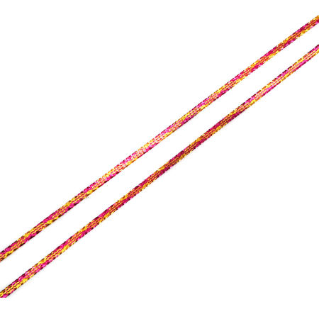 Polyester & Aluminum Foil Jewelry Thread Cord Multicolor 2.5mm, 1 Bundle (Approx 100 M/Bundle)