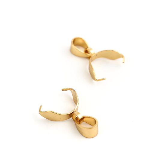 304ステンレス鋼 バチカン 金メッキ 17mm x 13mm、 10 個 の画像