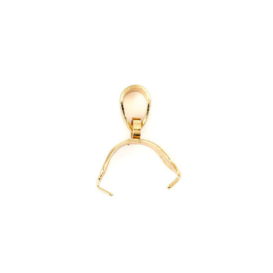 304ステンレス鋼 バチカン 金メッキ 17mm x 13mm、 10 個 の画像