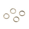 Picture of 1000 PCs 9mm Dia., 0.7mm(21 gauge) Zinc Based Alloy Double Split Jump Rings Findings For Jewelry Making Antique Bronze Round