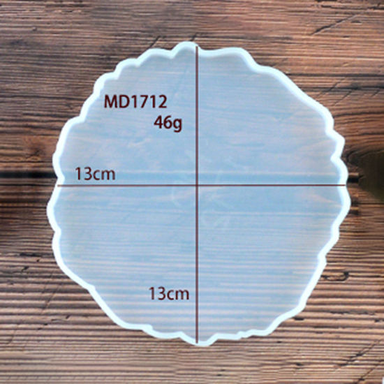 Image de Moule en Silicone Sous-verres Transparent 13cm x 13cm, 1 Pièce