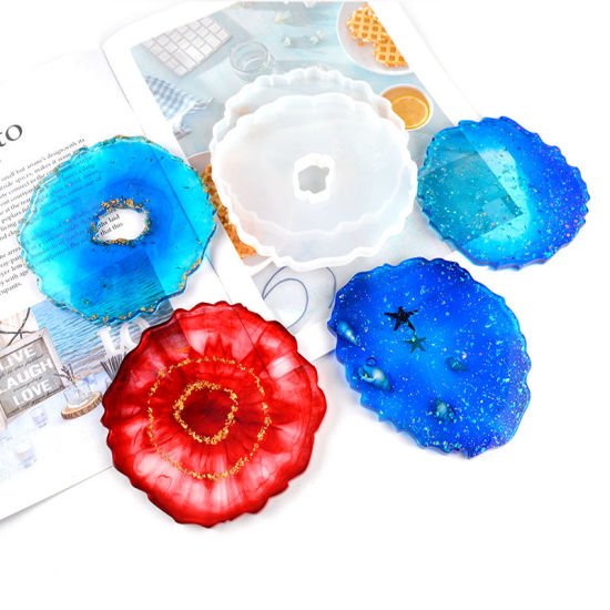 Image de Moule en Silicone Sous-verres Transparent 13cm x 13cm, 1 Pièce