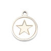 Immagine di 304 Stainless Steel Charms Round Cross