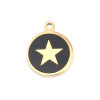 Immagine di 304 Stainless Steel Charms Round Cross