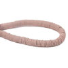 Picture of Polymer Clay Katsuki Beads Heishi Beads Disc Beads Round Khaki About 5mm Dia, Hole: Approx 1.7mm, 40.5cm(16") - 40cm(15 6/8") long, 200 Strands (Approx 330 - 350 PCs/Strand)