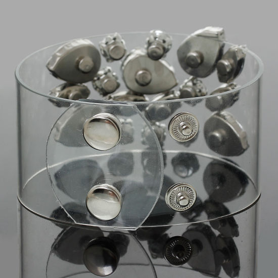 Image de Bracelets en PVC+Acrylique+Fer(Plomb et le Nickel Safe) Blanc 23.5x3.6cm, 1 Pièce