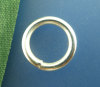 Picture of 200 PCs 10mm Dia., 1.5mm(15 gauge) Iron Based Alloy Open Jump Rings Findings For Jewelry Making Silver Plated Round