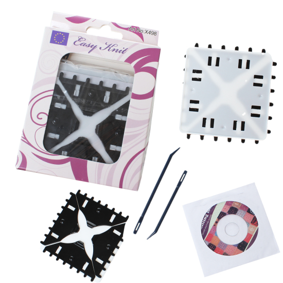 Imagen de Accesorios para hacer punto Polipropileno de Negro ,16cm x 11cm, 1 Juego