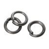Picture of 3000 PCs 4mm Dia., 0.7mm(21 gauge) Iron Based Alloy Open Jump Rings Findings For Jewelry Making Gunmetal Round