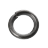 Picture of 3000 PCs 4mm Dia., 0.7mm(21 gauge) Iron Based Alloy Open Jump Rings Findings For Jewelry Making Gunmetal Round