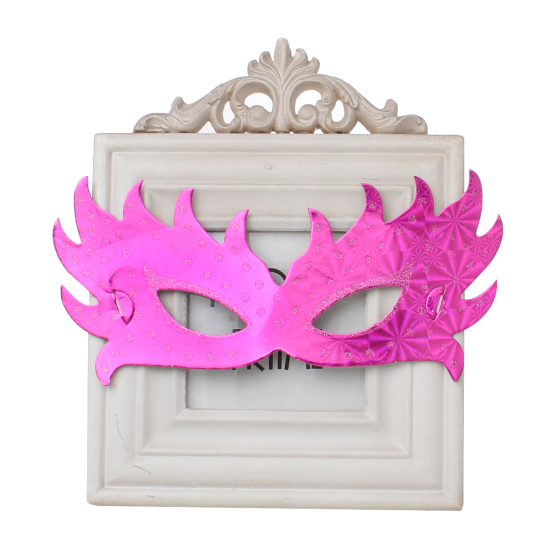 Imagen de Papel Accesorios de Fotomatón Fiesta Máscara Al Azar Copo de Nieve Navidad 19.5cm x9.2cm(7 5/8" x3 5/8") , 1 Paquete (Aprox 6 PCs/Paquete)