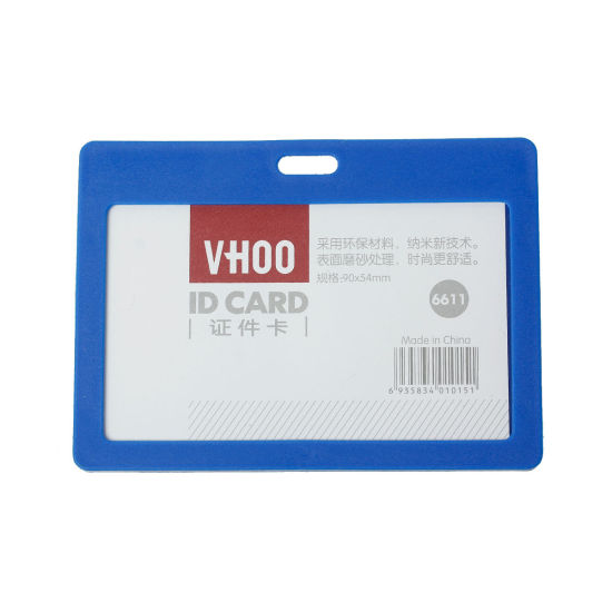 Image de Protèges Cartes  en PU Bleu 10.2cm x 7.4cm, 10 Pcs