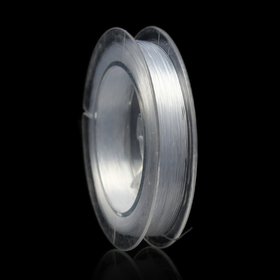 Image de Cordon/Fil en Nylon Blanc 0.3mm, 10 Rouleaux (Env. 20 M/Rouleau)