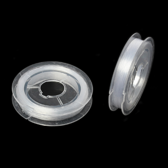 Image de Cordon/Fil en Nylon Blanc 0.3mm, 10 Rouleaux (Env. 20 M/Rouleau)