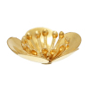 Picture of Brass Beads Caps Flower Brass Color (Fits 10mm Beads) 16mm( 5/8") x 16mm( 5/8"), 2 PCs
