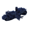 Picture of Cotton Fringe Tassel Trim Thin Deep Blue 25mm(1") Wide, 5 M