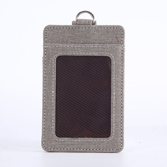 ポリウレタン カードホルダー グレー 11cm x 7.2cm、 1 個 の画像