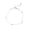 Picture of 304 Stainless Steel Anklet Silver Tone Oval Heart 1 Piece