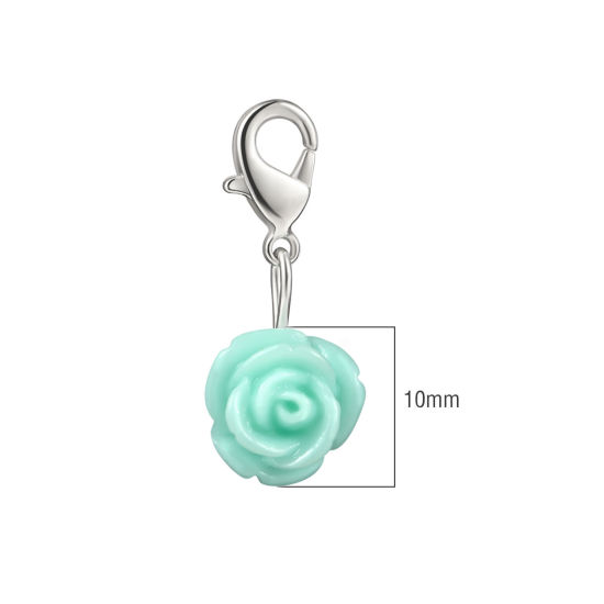 Image de Marqueur de Maille en Plastique Rose Bleu Ciel 12 Pcs