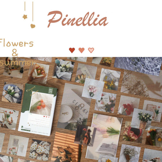 Image de DIY Papier Autocollant Décoration en Papier Multicolore 11.6cm x 7.6cm, 1 Boîte