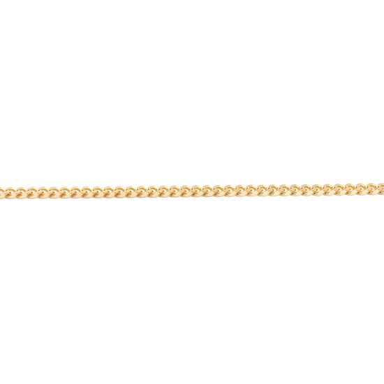 Image de Colliers En Gros Doré en 304 Acier Inoxydable, Chaîne Maille Cheval, Unisexe Placage sous Vide Minimaliste Cadeau Bijoux pour Détaillants 60cm long, Taille de la Chaîne: 2.8mm, 1 Pièce