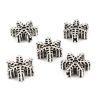 Picture of Zinc Based Alloy Spacer Beads Christmas Snowflake Antique Silver Color About 15mm x 13mm, Hole: Approx 1.6mm, 30 PCs