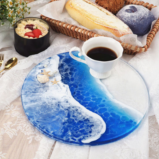 Image de Moule en Silicone Rond Blanc 30cm Dia., 1 Pièce
