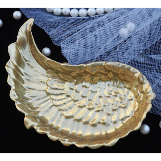Image de Moule en Silicone Aile au Hasard Blanc 13.2cm x 9cm, 1 Pièce